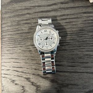 Guess Silver-Tone Watch